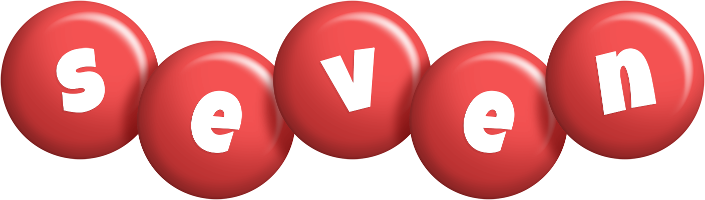Seven candy-red logo