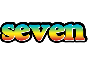 Seven color logo