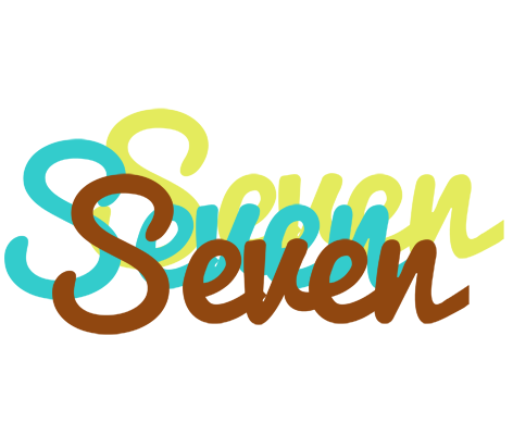 Seven cupcake logo