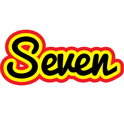Seven flaming logo