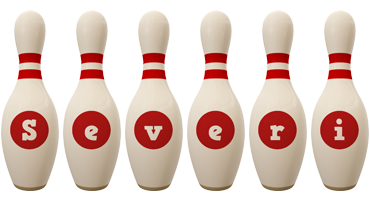 Severi bowling-pin logo