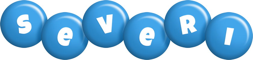Severi candy-blue logo