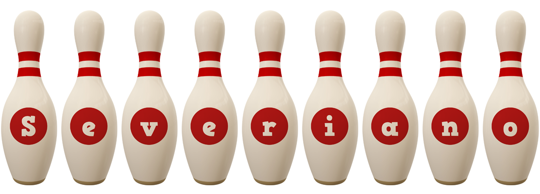 Severiano bowling-pin logo