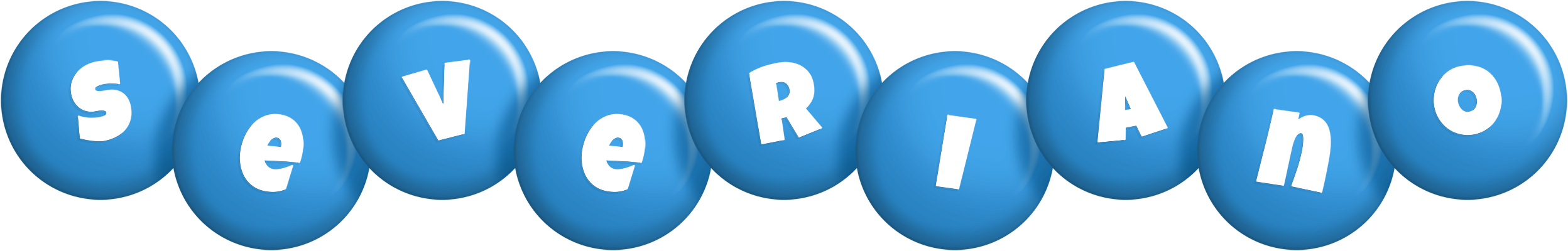 Severiano candy-blue logo