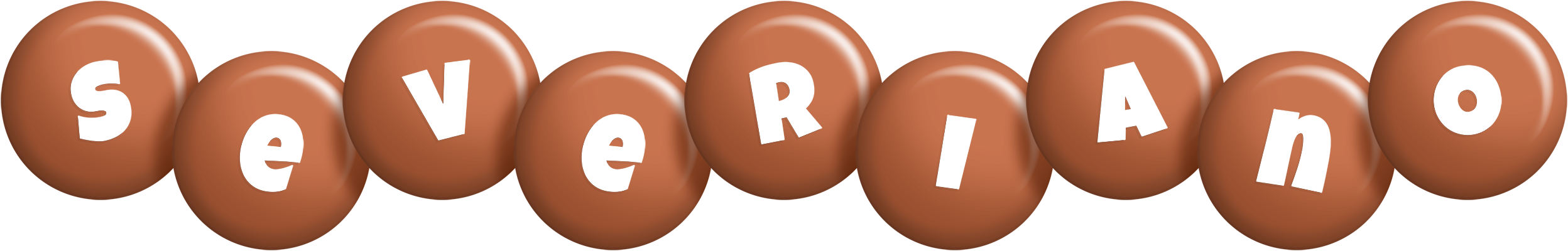 Severiano candy-brown logo