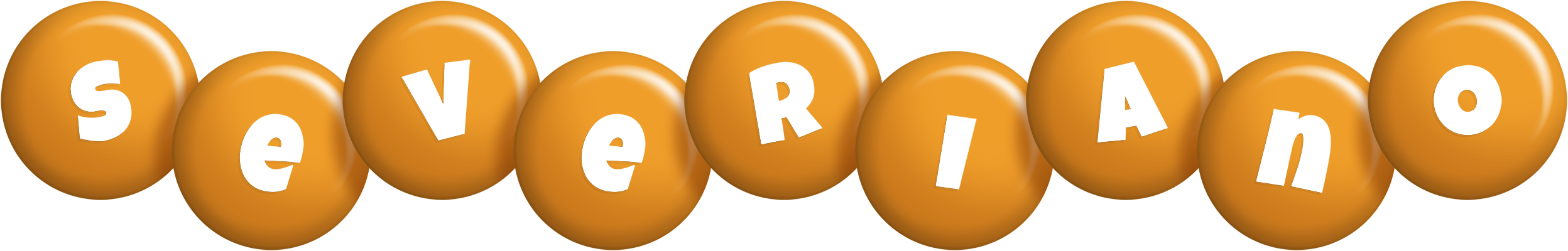 Severiano candy-orange logo