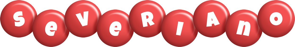 Severiano candy-red logo