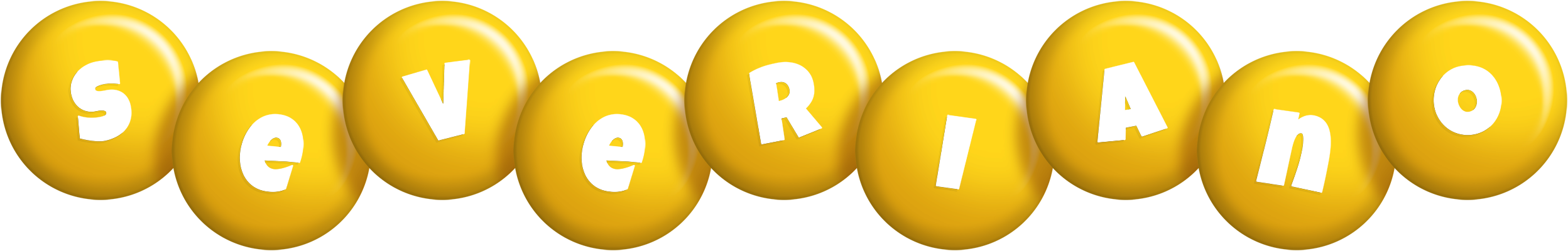 Severiano candy-yellow logo