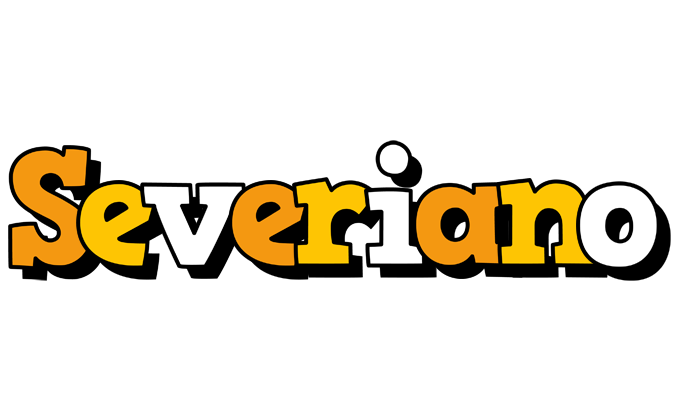 Severiano cartoon logo