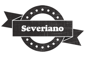 Severiano grunge logo