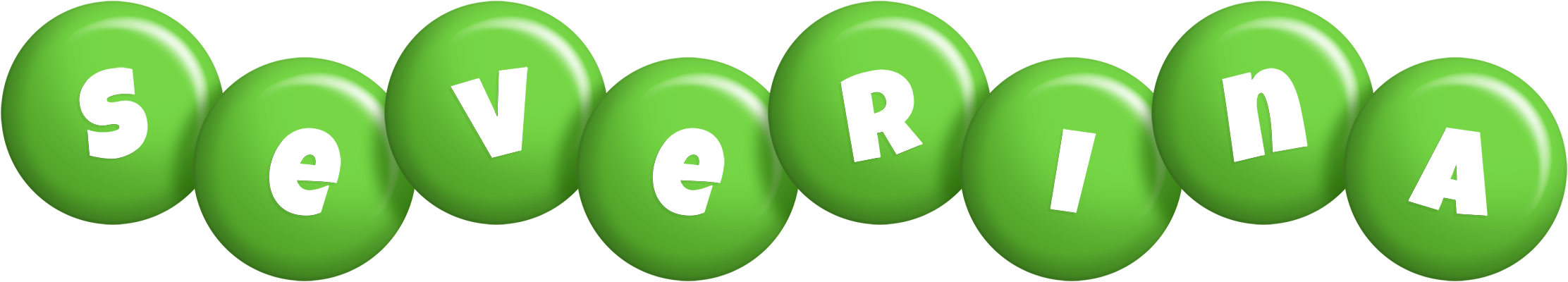 Severina candy-green logo