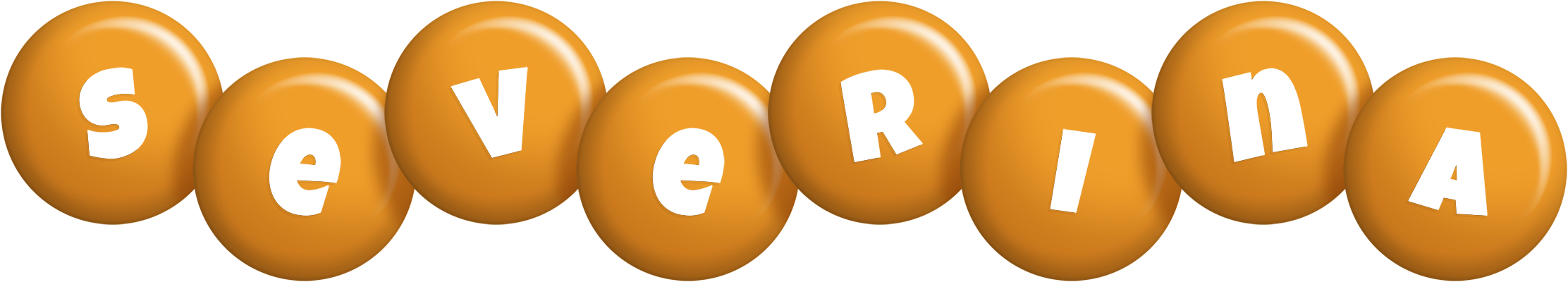 Severina candy-orange logo