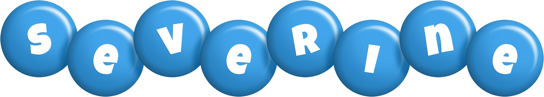 Severine candy-blue logo