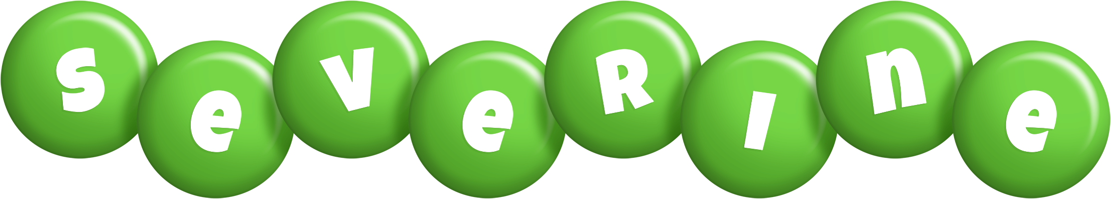 Severine candy-green logo