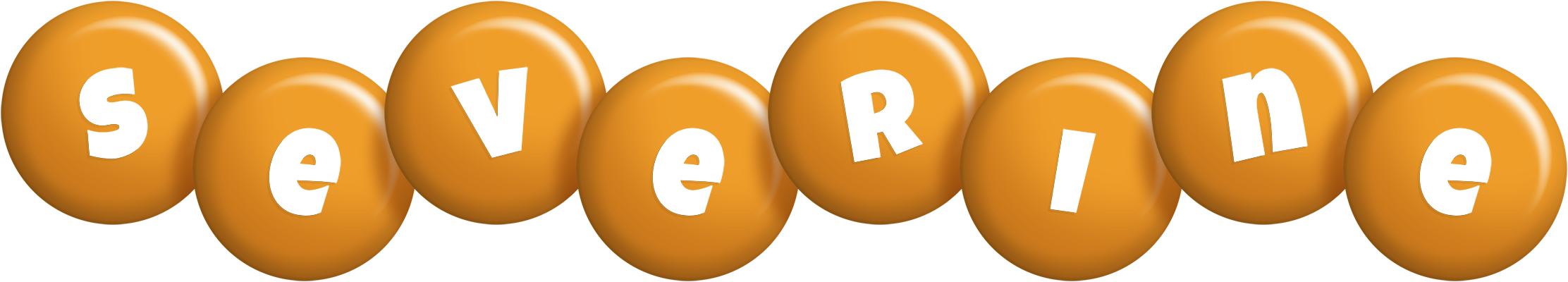 Severine candy-orange logo