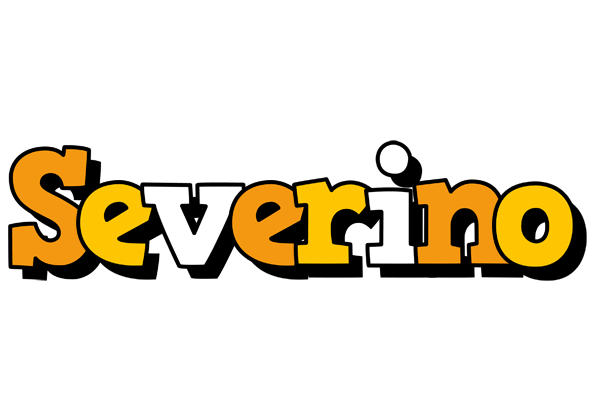 Severino cartoon logo