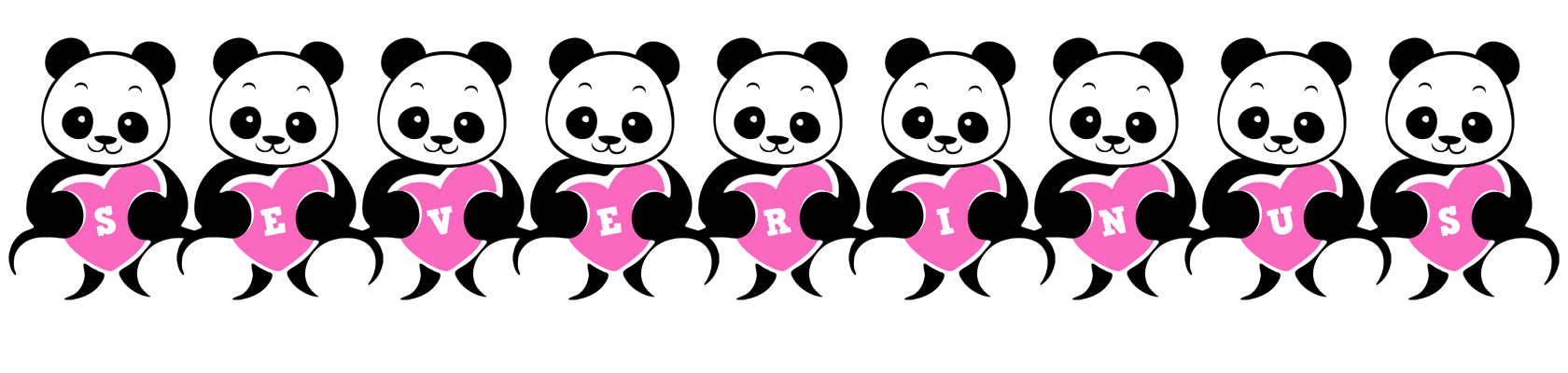 Severinus love-panda logo