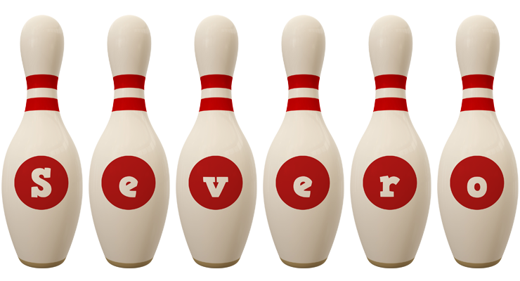 Severo bowling-pin logo