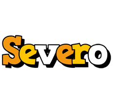 Severo cartoon logo