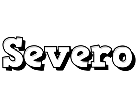 Severo snowing logo