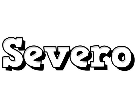 Severo snowing logo