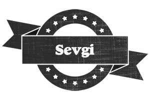 Sevgi grunge logo