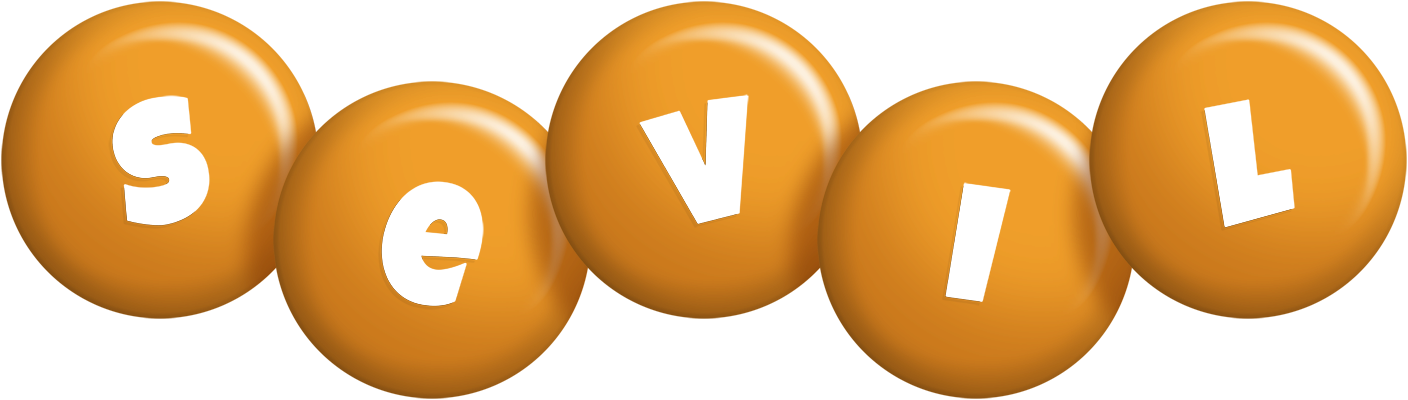 Sevil candy-orange logo