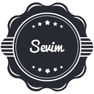 Sevim badge logo