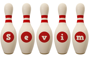 Sevim bowling-pin logo