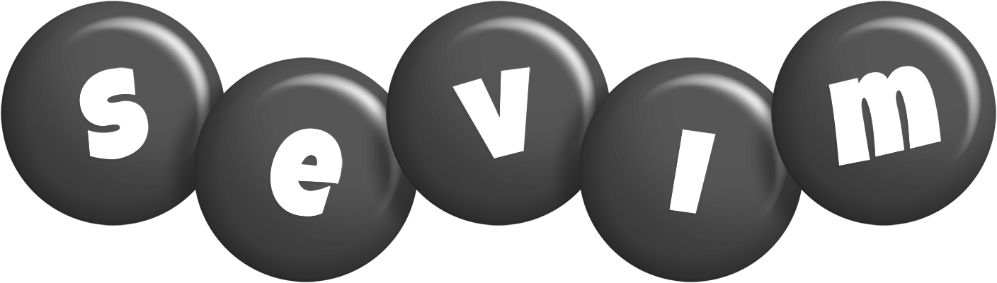 Sevim candy-black logo