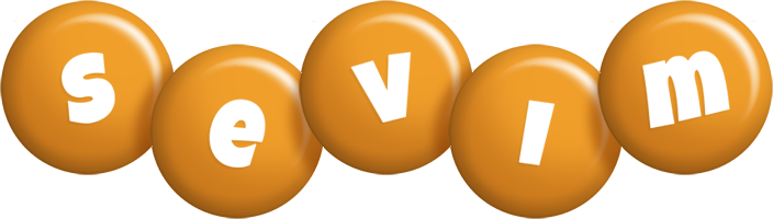 Sevim candy-orange logo