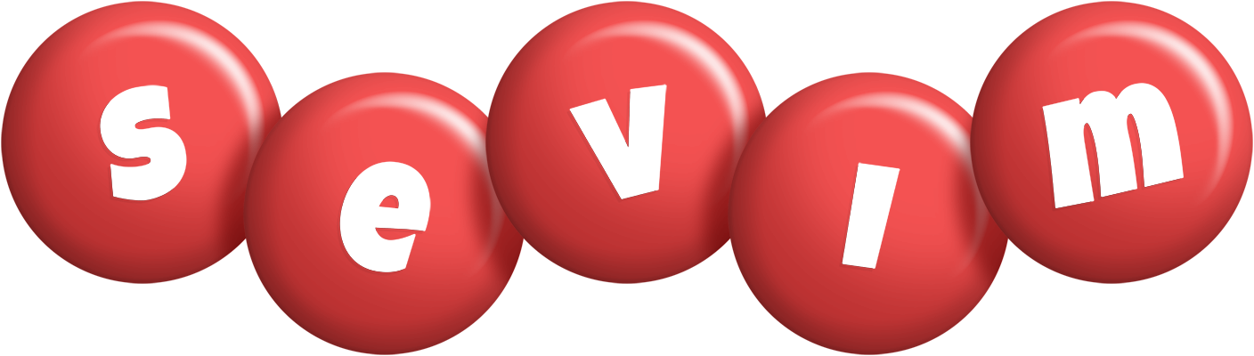 Sevim candy-red logo