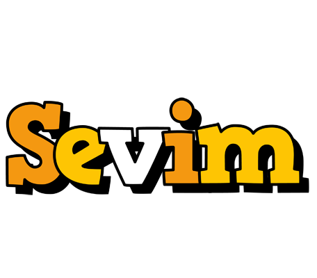 Sevim cartoon logo
