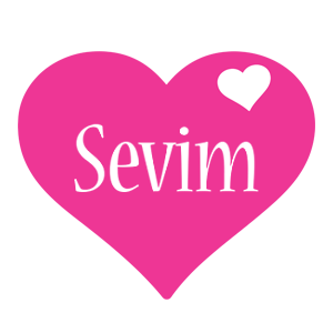 Sevim love-heart logo