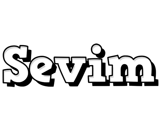 Sevim snowing logo