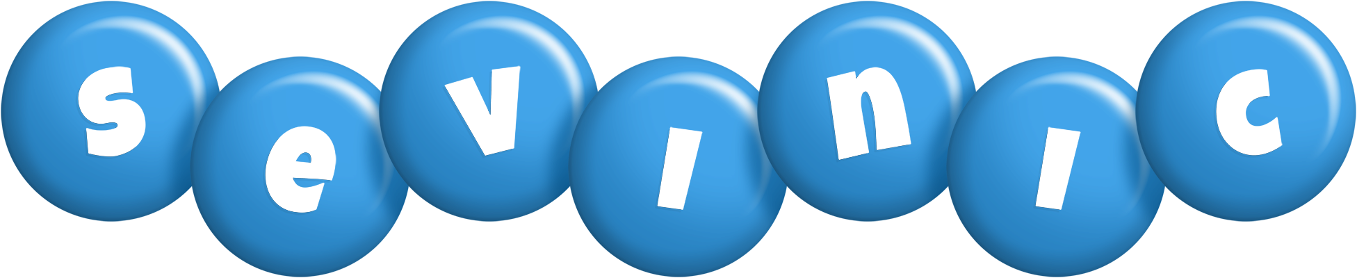Sevinic candy-blue logo