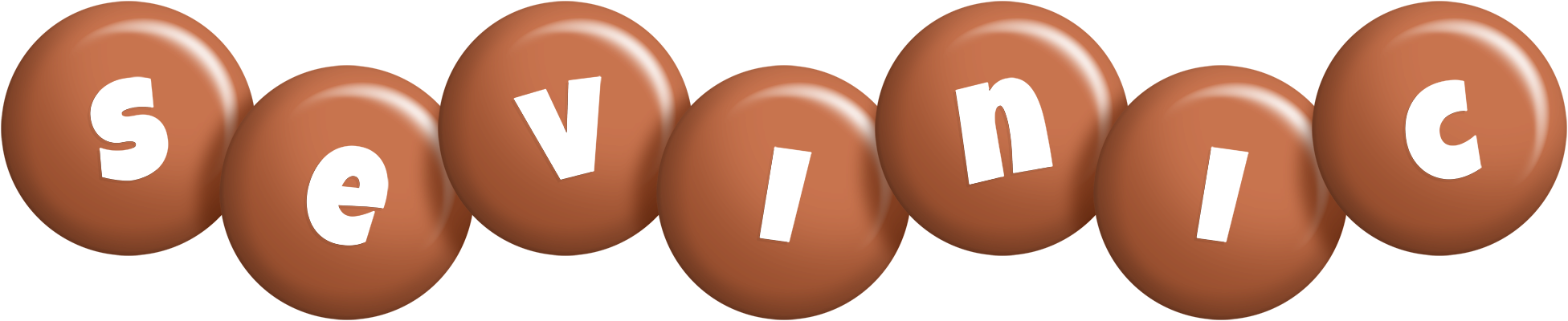 Sevinic candy-brown logo
