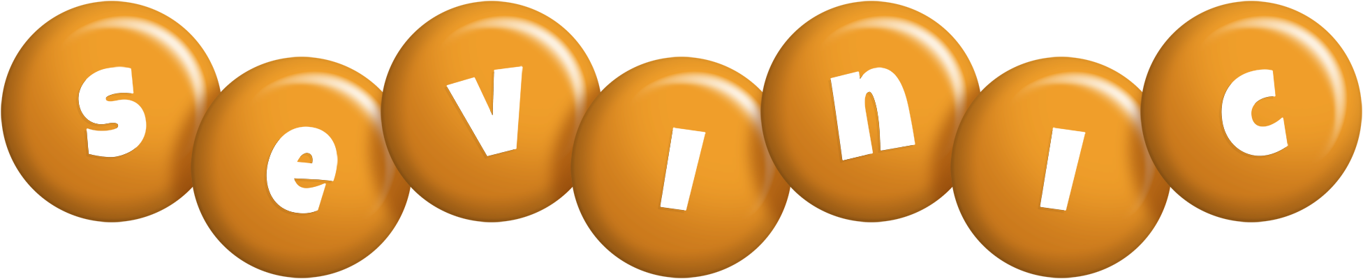 Sevinic candy-orange logo