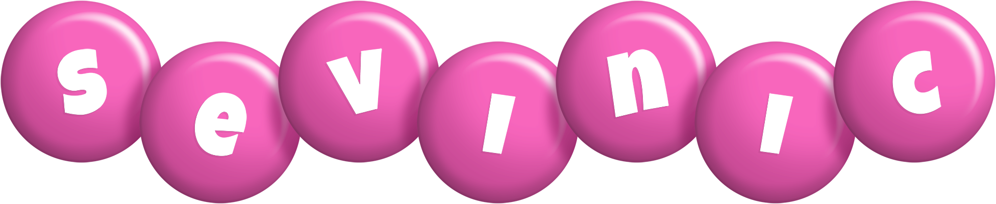 Sevinic candy-pink logo