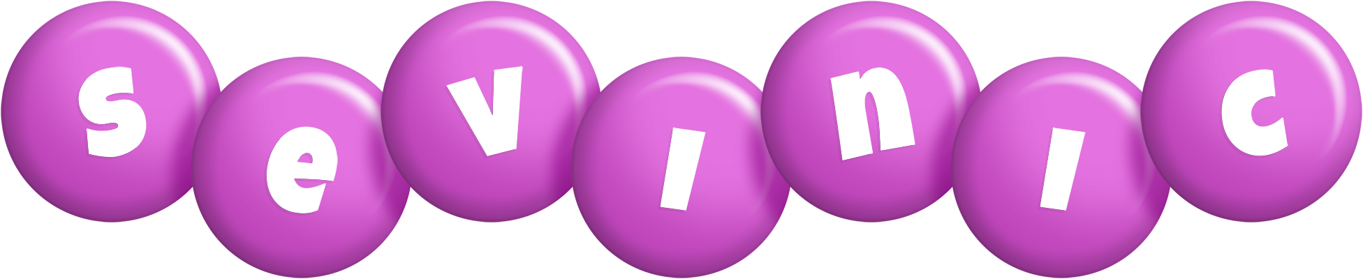 Sevinic candy-purple logo