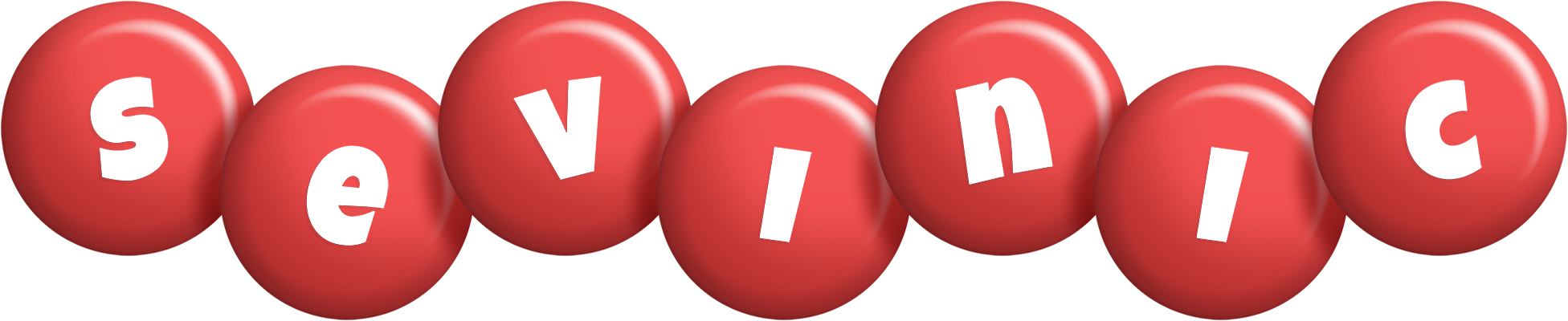 Sevinic candy-red logo
