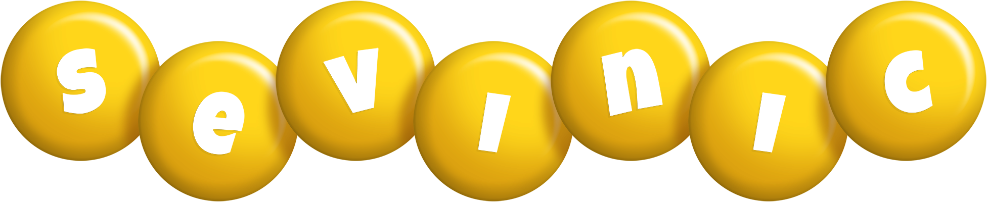 Sevinic candy-yellow logo