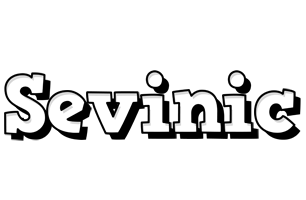 Sevinic snowing logo