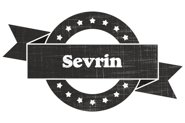 Sevrin grunge logo