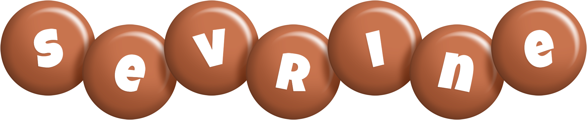 Sevrine candy-brown logo