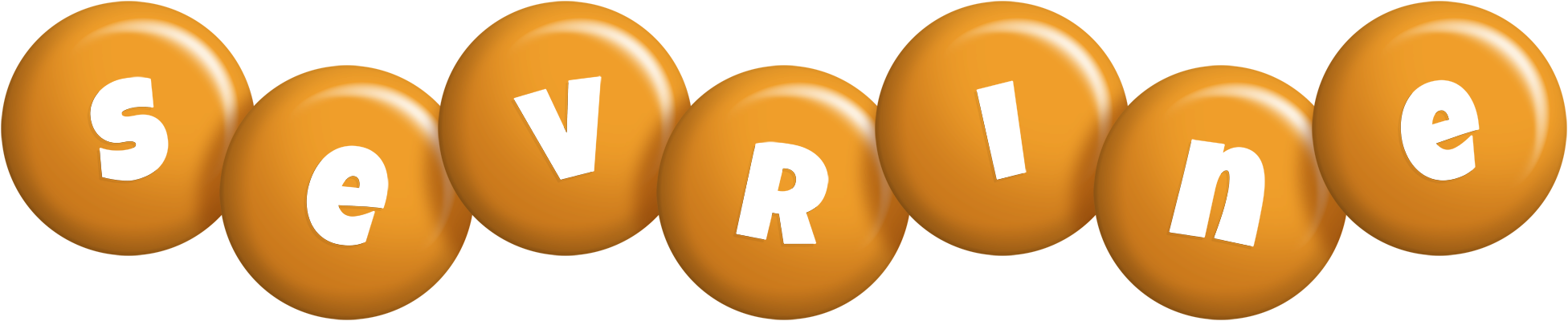 Sevrine candy-orange logo
