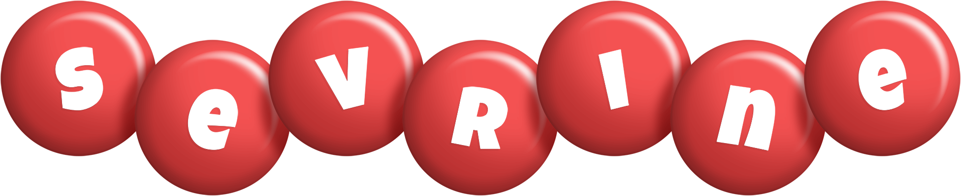 Sevrine candy-red logo