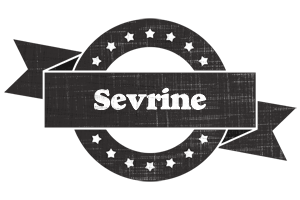 Sevrine grunge logo