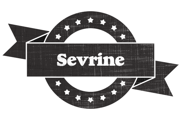 Sevrine grunge logo