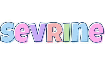 Sevrine pastel logo